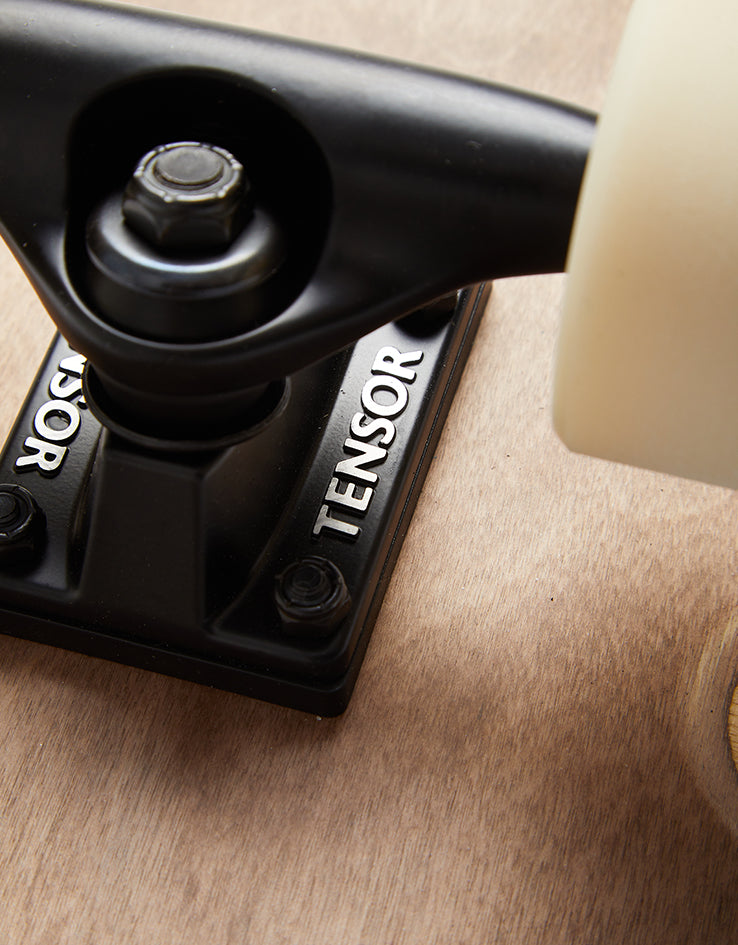 Dusters Flashback Black Cruiser Skateboard - 8.25" x 31.125"