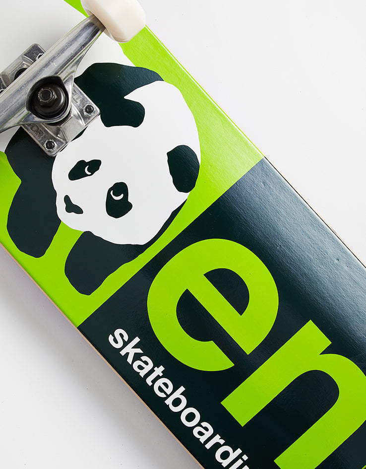 Enjoi Half and Half Green Complete Skateboard - 8"