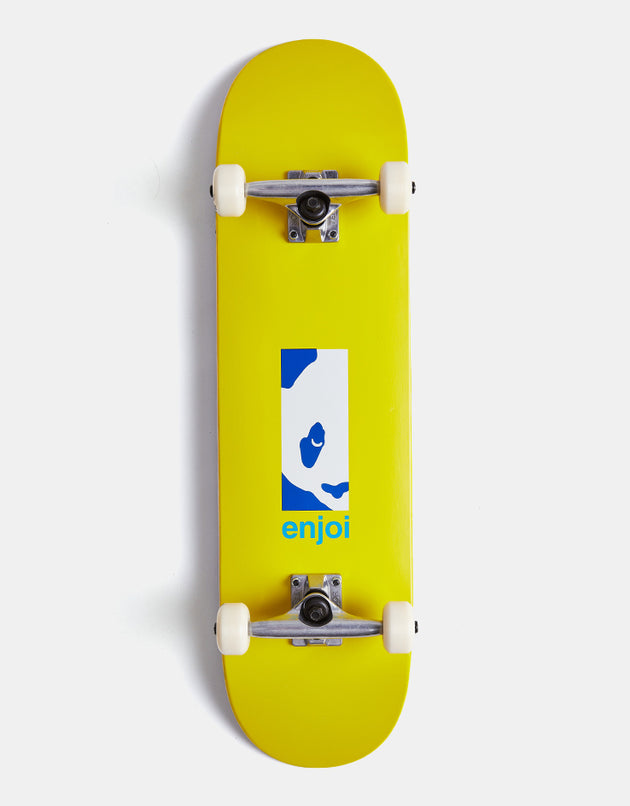 Enjoi Box Panda Yellow Complete Skateboard - 8.125"