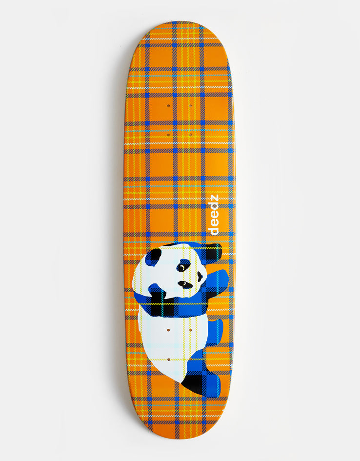 Enjoi Deedz Plaid Panda Super Sap R7 Skateboard Deck - 8.375"