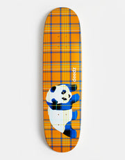 Enjoi Deedz Plaid Panda Super Sap R7 Skateboard Deck - 8.375"