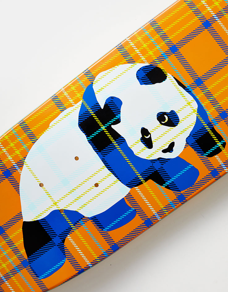 Enjoi Deedz Plaid Panda Super Sap R7 Skateboard Deck - 8.375"