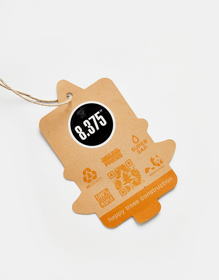 Enjoi Deedz Plaid Panda Super Sap R7 Skateboard Deck - 8.375"