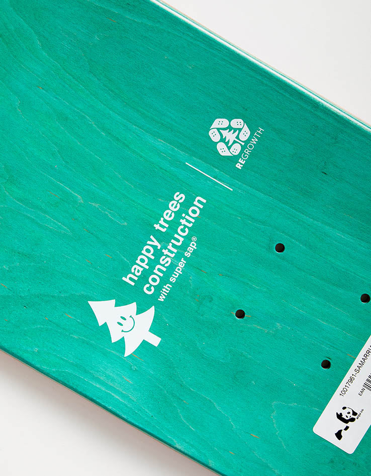 Enjoi Samarria Plaid Panda Super Sap R7 Skateboard Deck - 8"