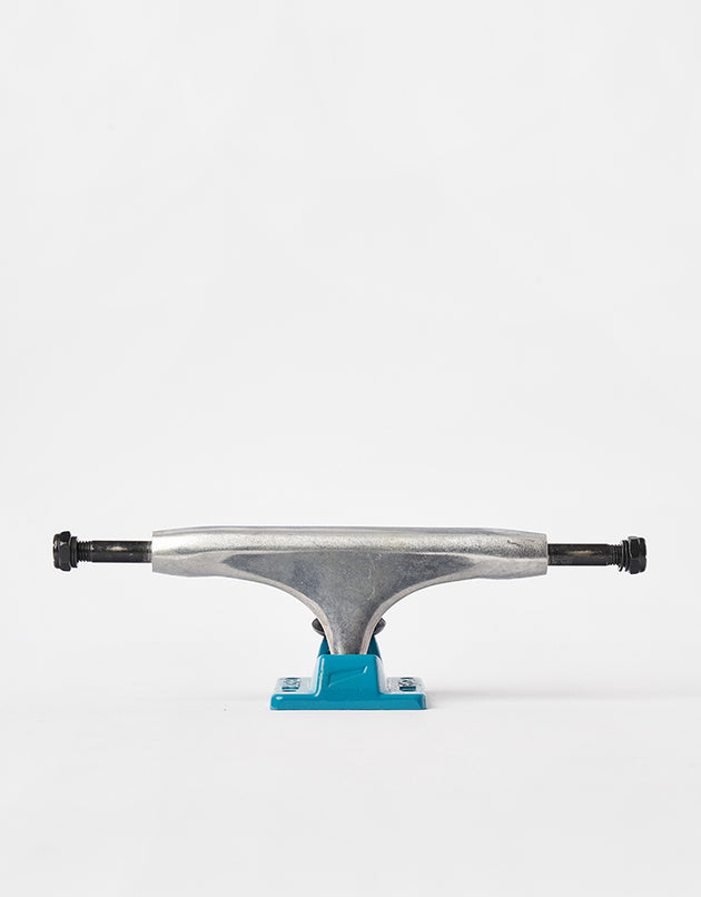 Tensor Alloys 5.25 Skateboard Trucks - Raw/Aqua (Pair)