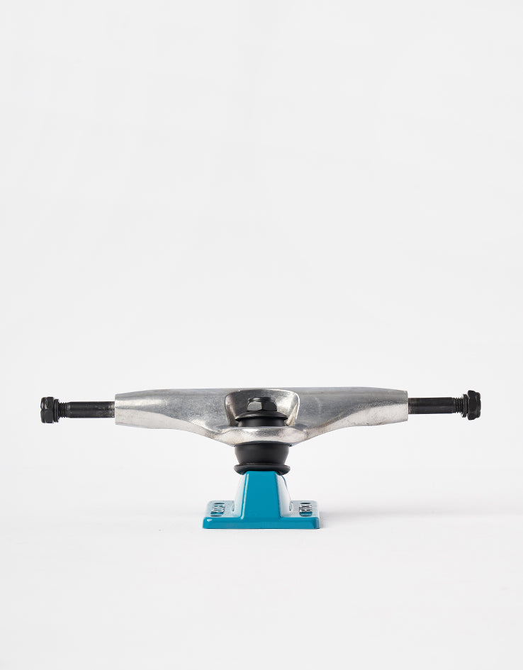 Tensor Alloys 5.25 Skateboard Trucks - Raw/Aqua (Pair)