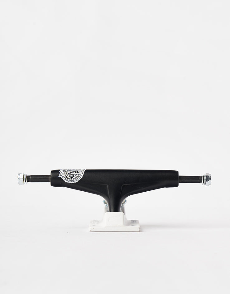 Tensor Mag Light 5.25 Skateboard Trucks - Black/White (Pair)