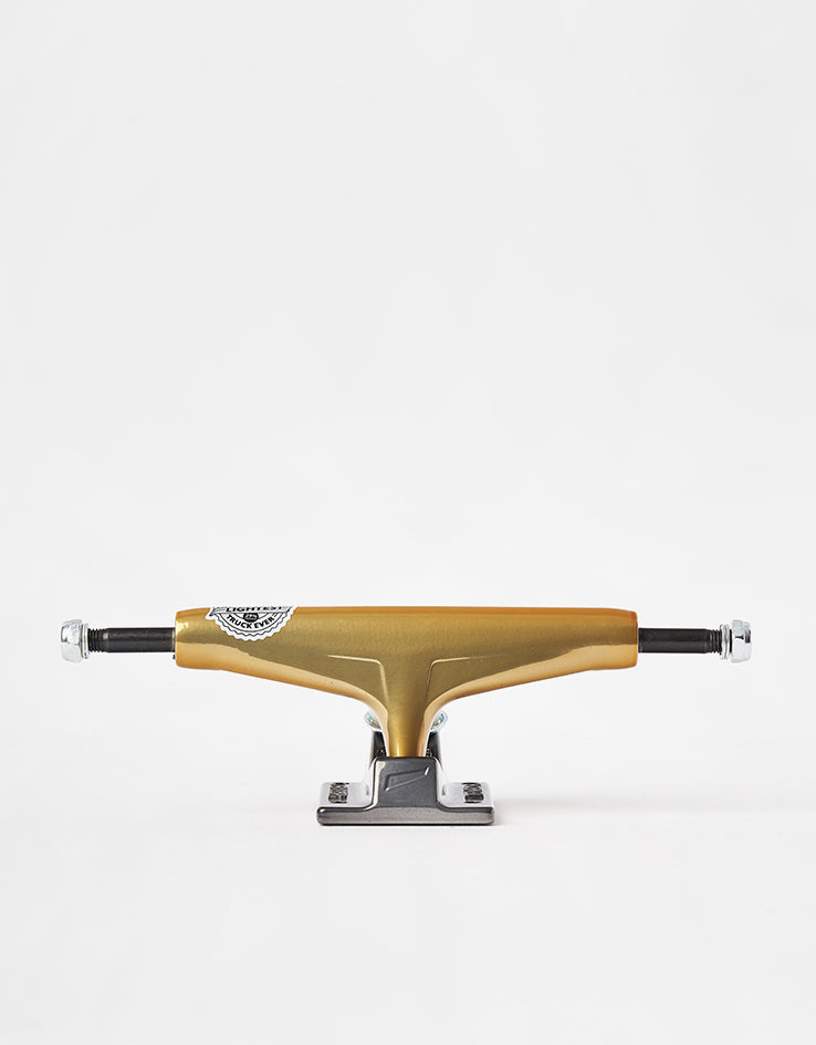 Tensor Glossy Mag Light 5.5 Skateboard Trucks - Gold/Gunmetal (Pair)