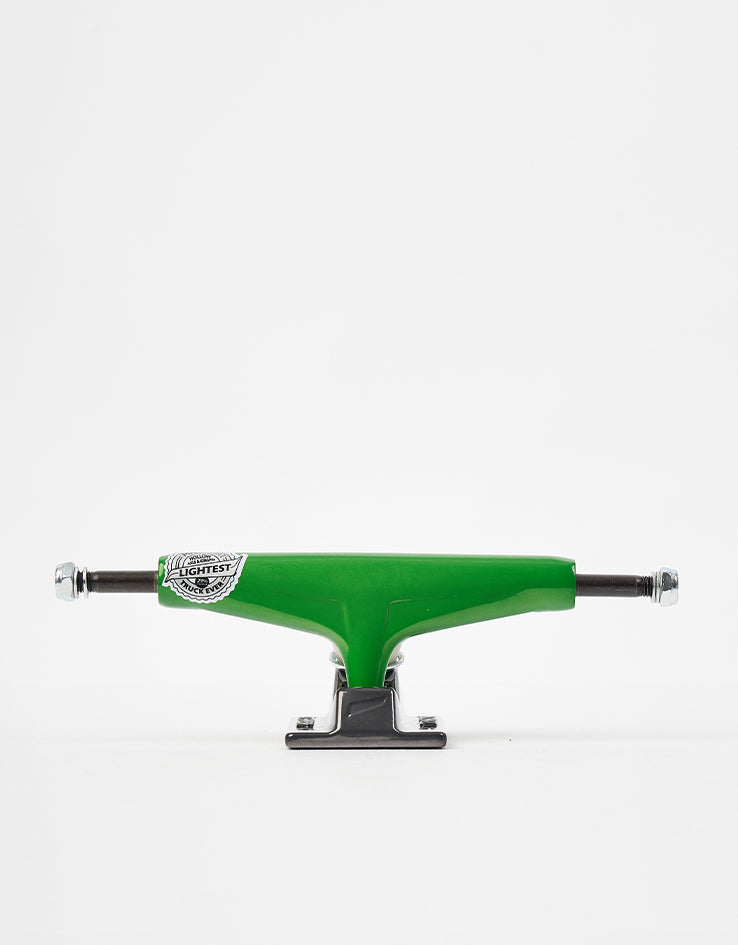 Tensor Glossy Mag Light 5.5 Skateboard Trucks - Green/Gunmetal (Pair)