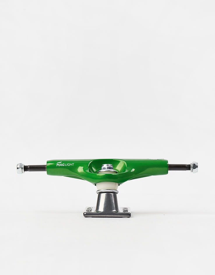 Tensor Glossy Mag Light 5.5 Skateboard Trucks - Green/Gunmetal (Pair)