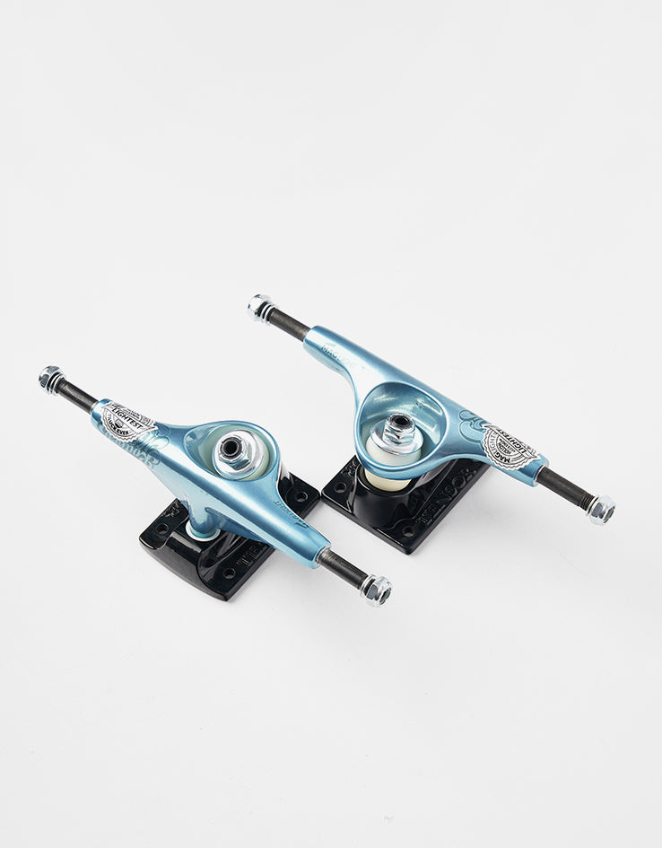 Tensor Mullen Glossy Mag Light 5.25 Low Skateboard Trucks - Blue (Pair