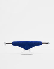 Tensor Velvet Mag Light 5.25 Low Skateboard Trucks - Blue/White (Pair)