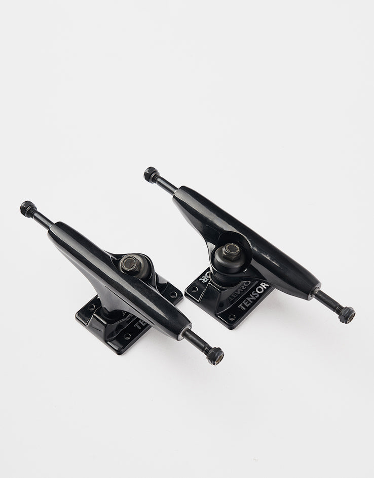 Tensor Alloys Skateboard Trucks - Black (Pair)