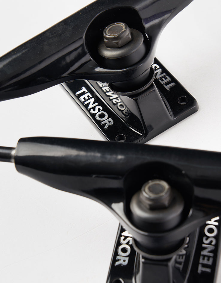 Tensor Alloys Skateboard Trucks - Black (Pair)