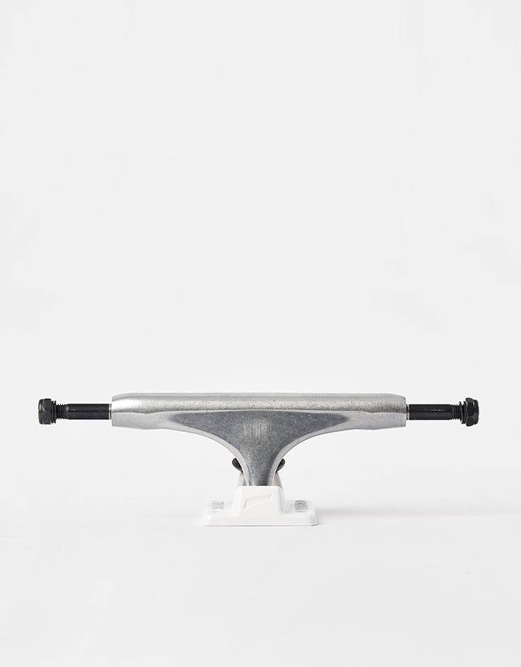 Tensor Alloys Skateboard Trucks - Raw/White (Pair)