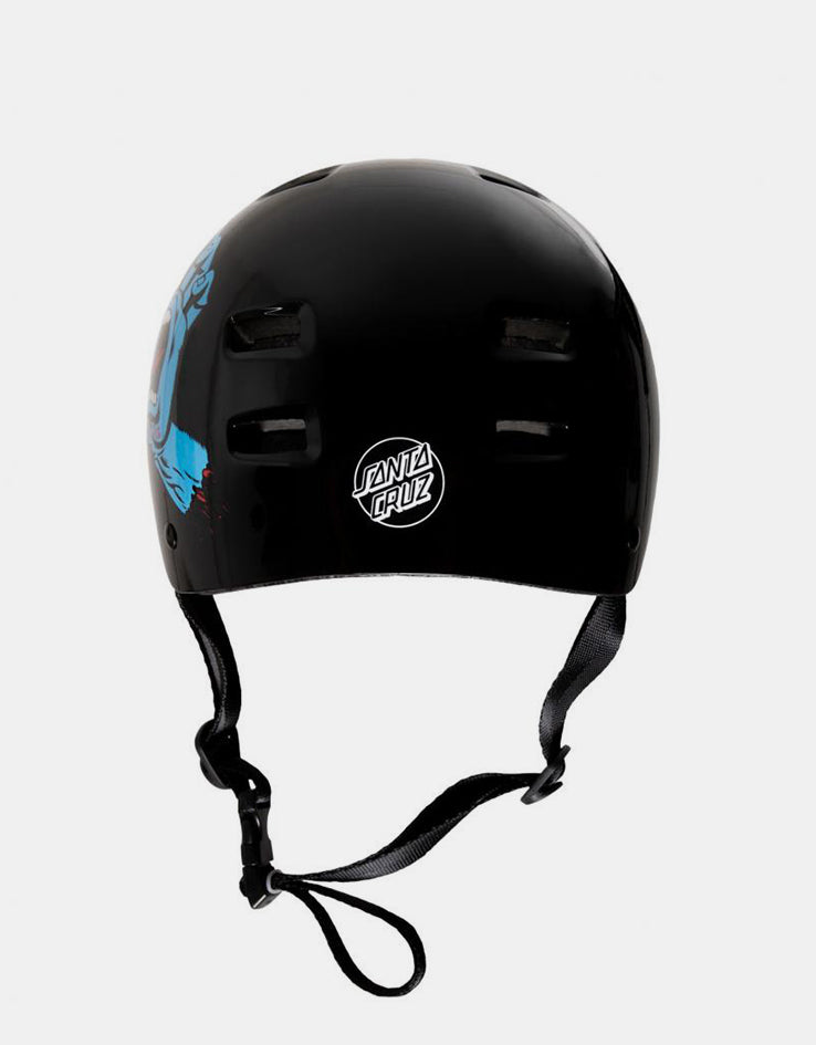 Bullet x Santa Cruz Screaming Hand Junior Helmet - Gloss Black
