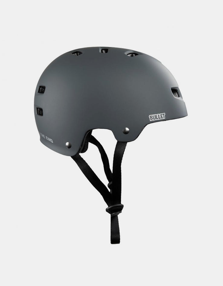 Bullet x Santa Cruz Oval Dot Helmet - Matte Charcoal