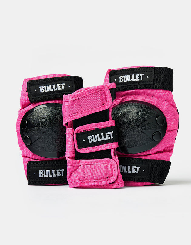 Bullet Standard Combo Junior Triple Pad Set - Pink/Black