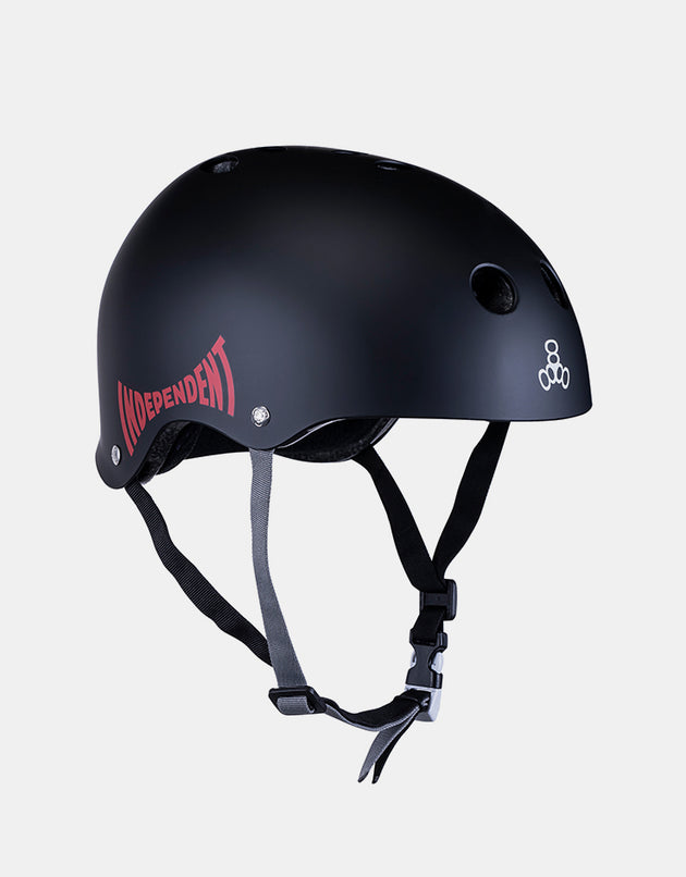 Triple 8 x Independent Sweatsaver Cert Helmet - Matte Black