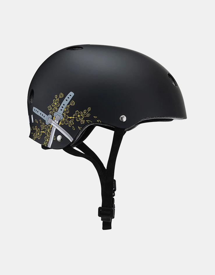 Triple 8 Sky Brown Sweatsaver Cert Helmet - Matte Black