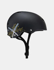 Triple 8 Sky Brown Sweatsaver Cert Helmet - Matte Black