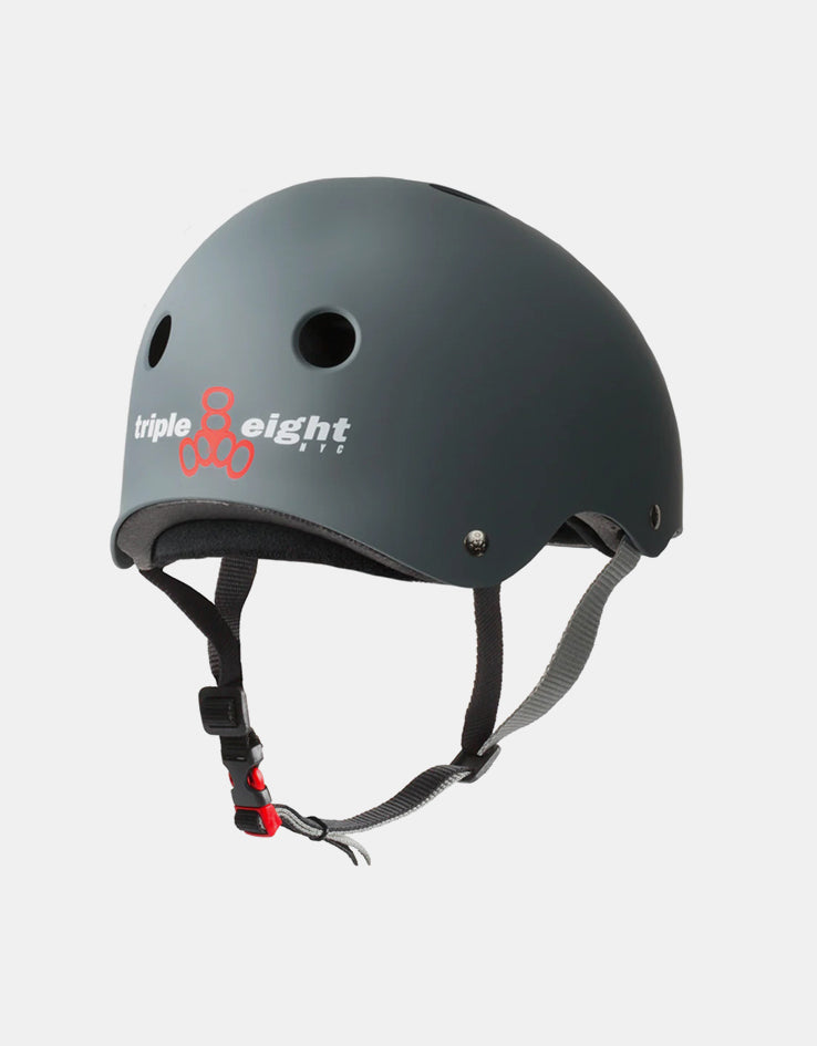 Triple 8 Sweatsaver Certified Helmet - Matte Carbon
