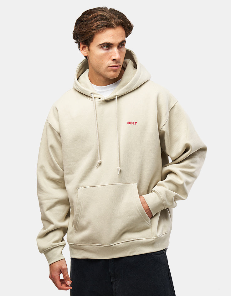 Obey Art Studio Flowers Pullover Hoodie - Moonstruck