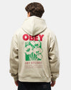 Obey Art Studio Flowers Pullover Hoodie - Moonstruck