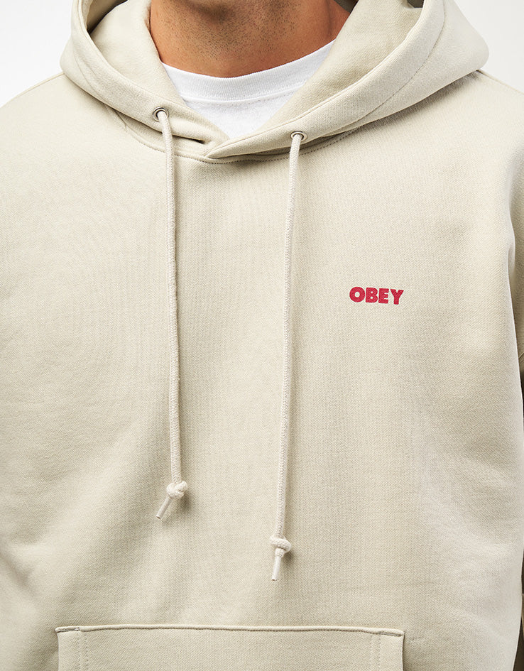 Obey Art Studio Flowers Pullover Hoodie - Moonstruck