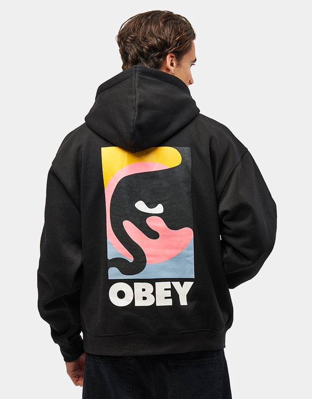 Obey Quarter Icon Pullover Hoodie - Black
