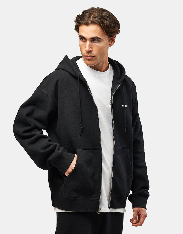Obey Established Works Bold II Zip Hoodie - Black
