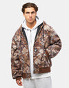 Obey Glen Zip Up Jacket - Fence Camo Multi