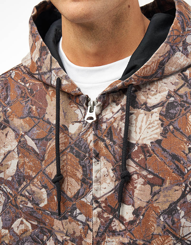 Obey Glen Zip Up Jacket - Fence Camo Multi