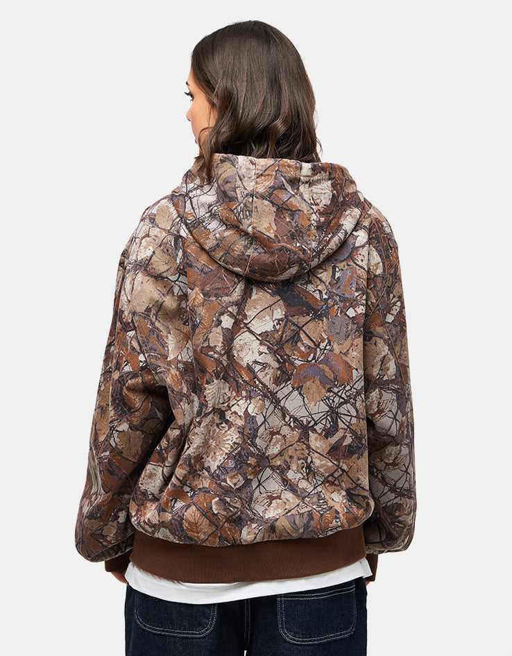 Obey Glen Zip Up Jacket - Fence Camo Multi