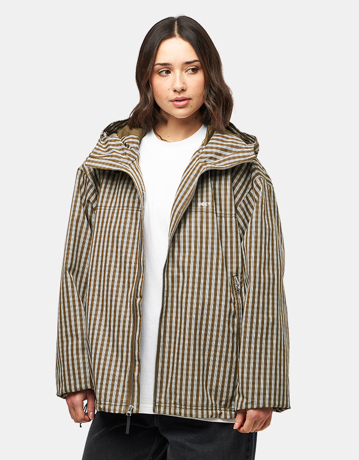 Obey Vista Jacket - Plaid Multi