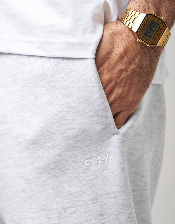 Obey Established Works Bold II Sweatpant - Ash Grey