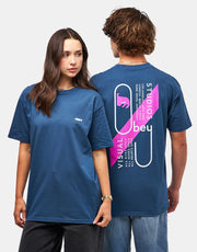 Obey Visual Studios T-Shirt - Harbor Blue