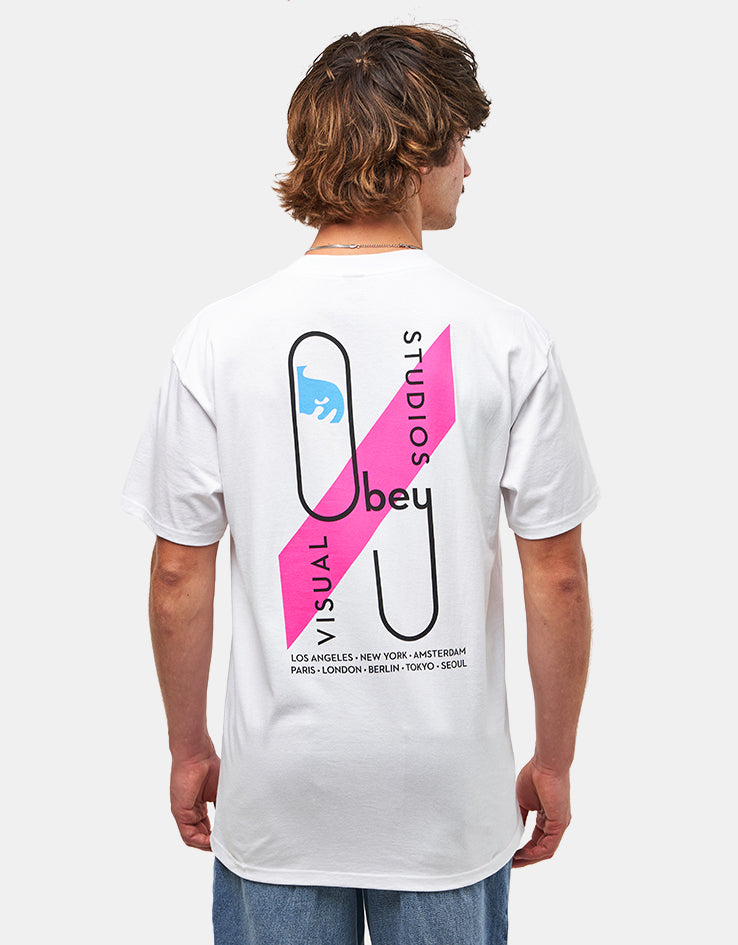 Obey Visual Studios T-Shirt - White