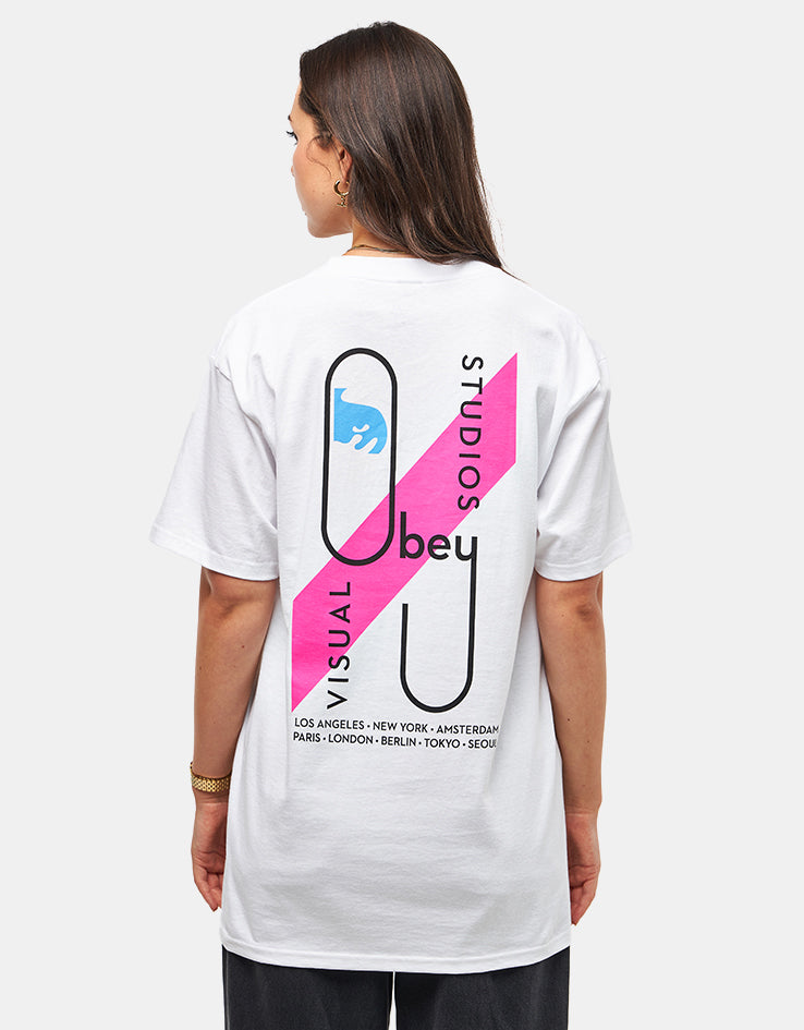 Obey Visual Studios T-Shirt - White