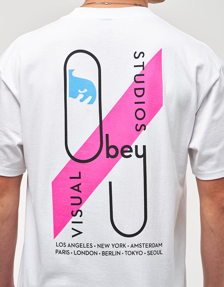 Obey Visual Studios T-Shirt - White