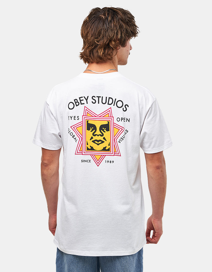 Obey Global Visuals T-Shirt - White