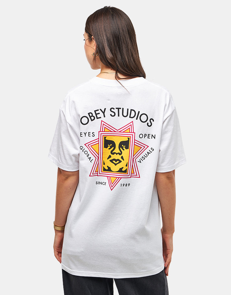 Obey Global Visuals T-Shirt - White