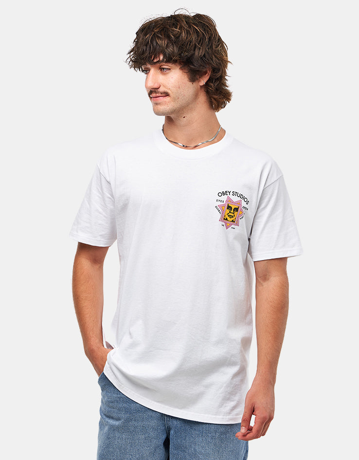 Obey Global Visuals T-Shirt - White