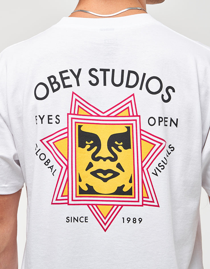 Obey Global Visuals T-Shirt - White
