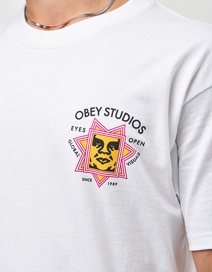 Obey Global Visuals T-Shirt - White