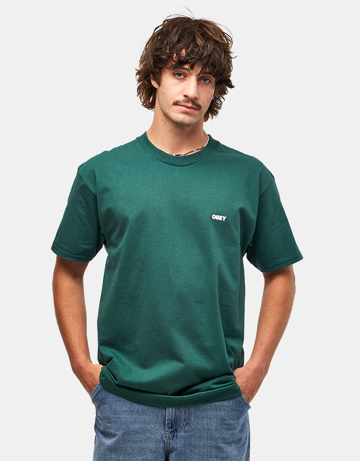 Obey Art Studio Flowers T-Shirt - Rainforest