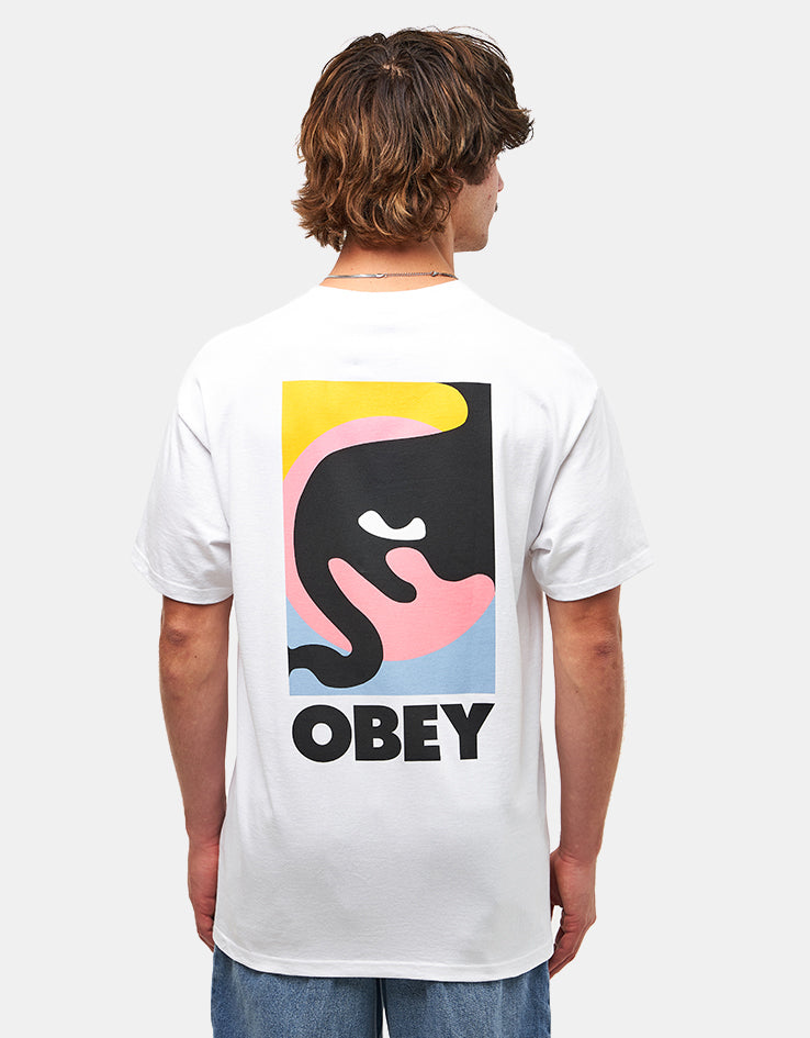 Obey Quarter Icon T-Shirt - White