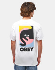 Obey Quarter Icon T-Shirt - White