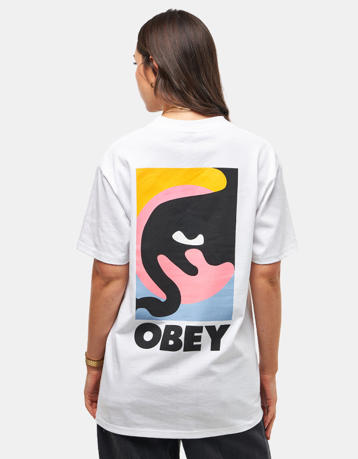 Obey Quarter Icon T-Shirt - White