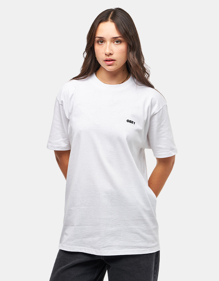 Obey Quarter Icon T-Shirt - White